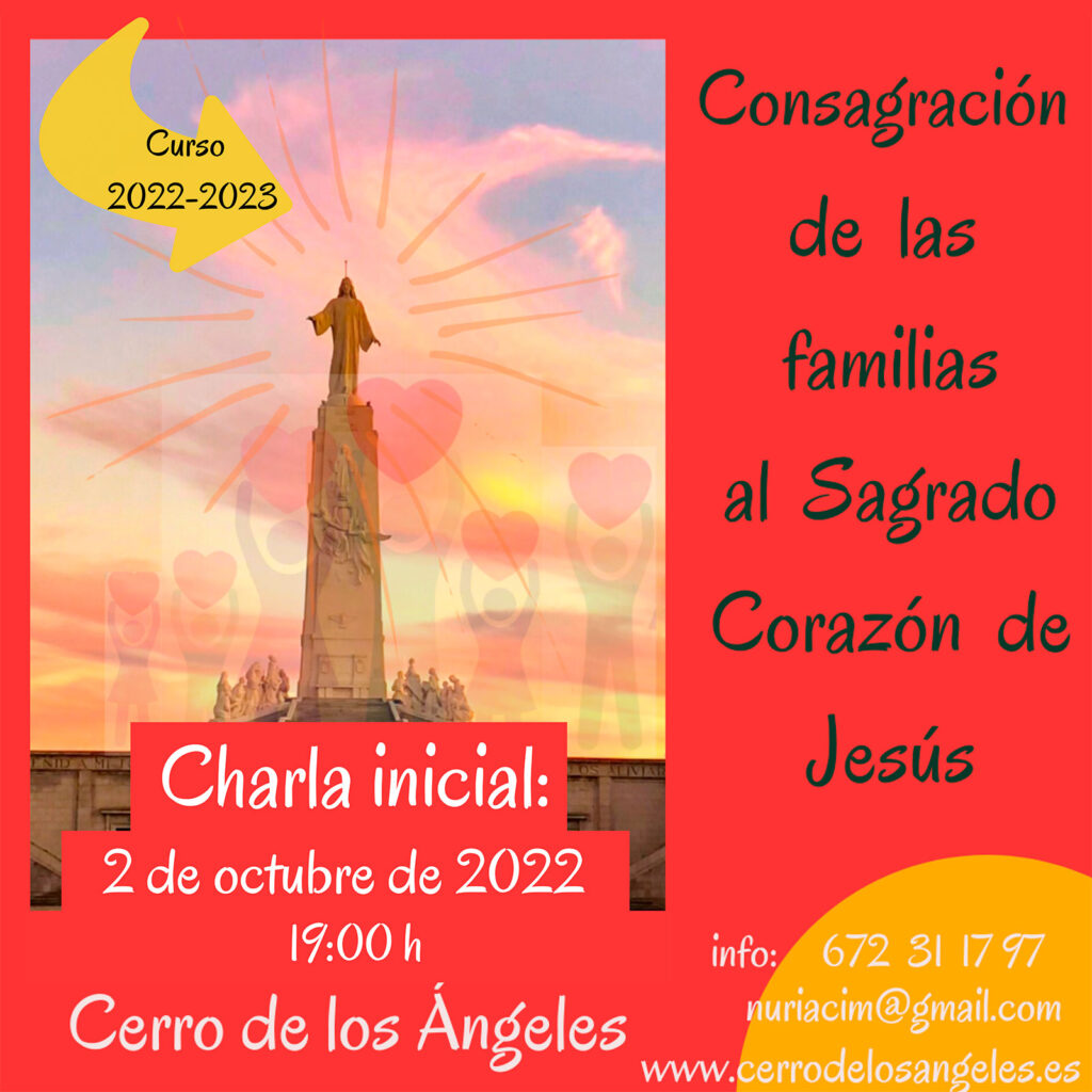 Consagración Familias al Sagrado Corazón de Jesús curso 2022 2023