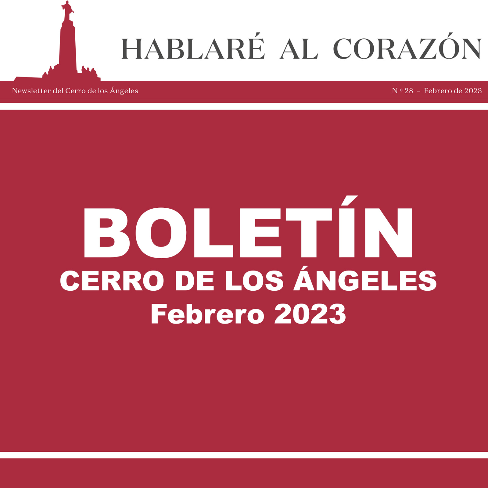 Boletín Febrero 2023 del Santuario del Cerro de los Ángeles