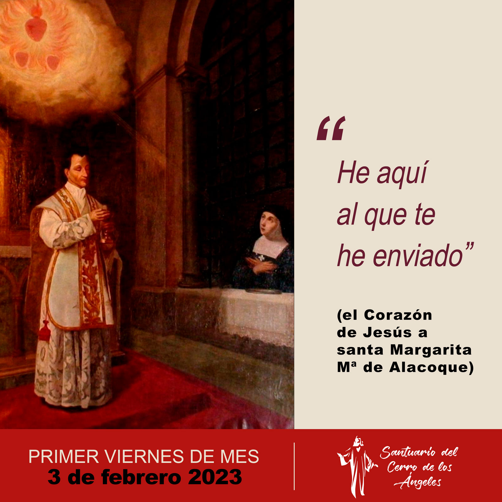 PRIMER VIERNES SANTUARIO DEL CERRO DE LOS ÁNGELES