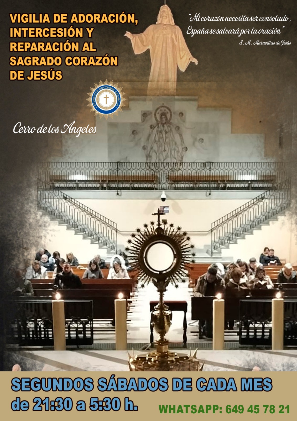 Lee más sobre el artículo Vigilia de adoración, intercesión y reparación al Sagrado Corazón de Jesús