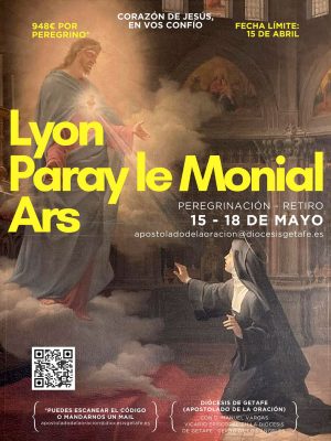 Peregrinación a Lyon - Paray le Monial - Ars 2026