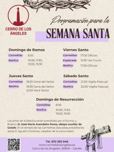 Lee más sobre el artículo Programación para la Semana Santa 2026 – Cerro de los Ángeles